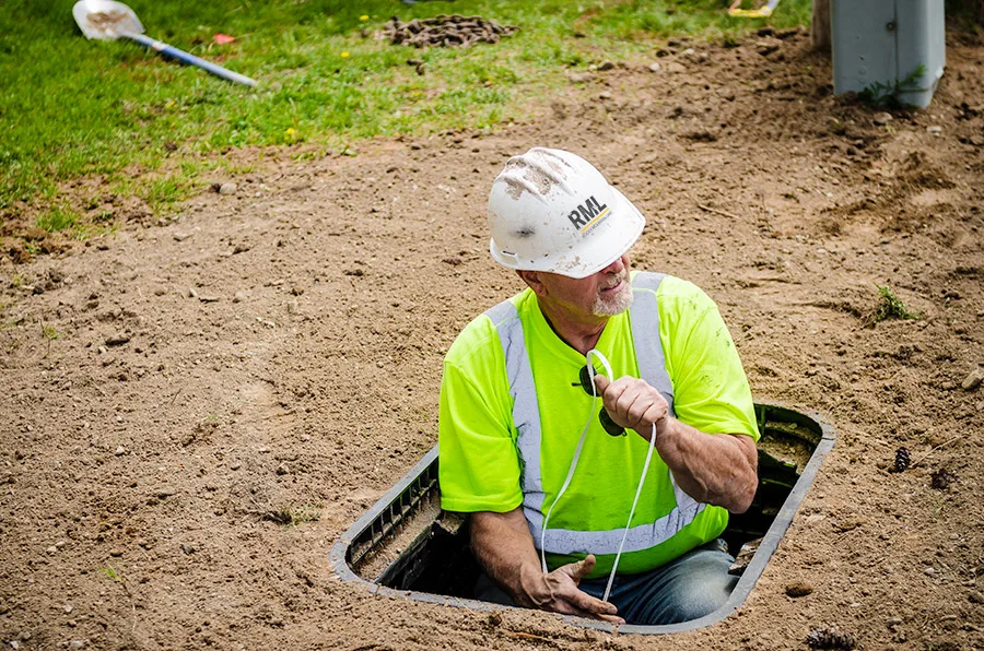 Main Line End Service Installation provided by RML